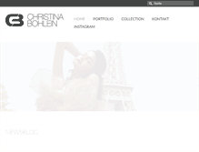 Tablet Screenshot of christinabohlein.com